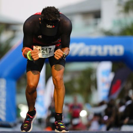 Florianopolis,,Brazil,-,May,27,,2018:,Athlete,Celebrates,After,Crossing